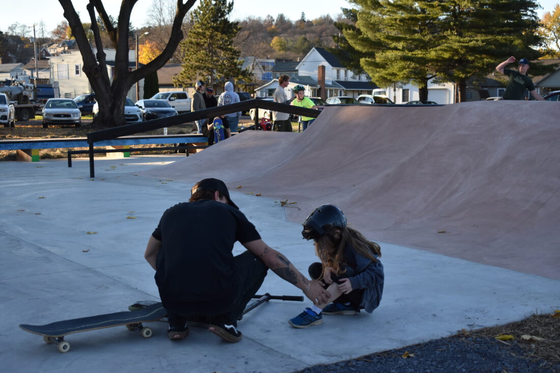 Skaters, cyclists and more turn out for upgraded LH skate park opening